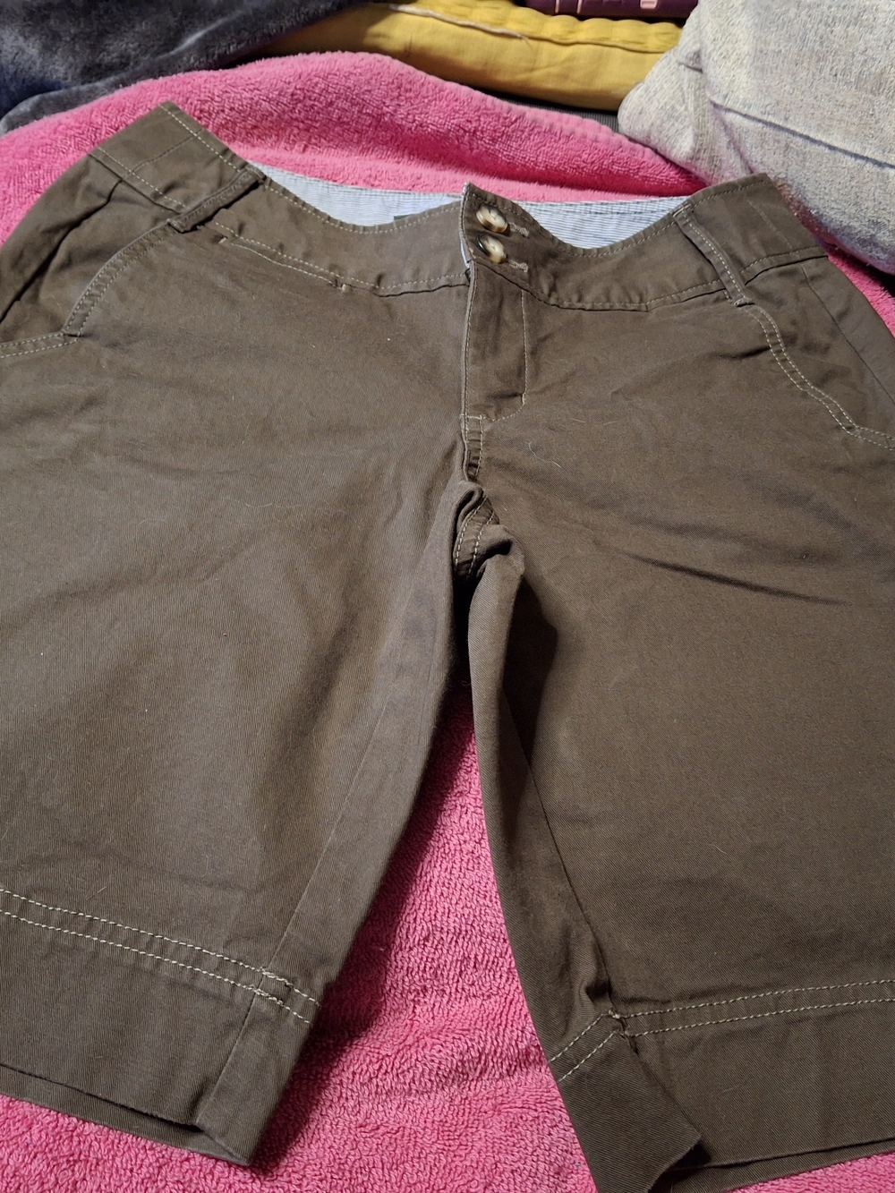 Eddie Bauer Brown Women's Bermuda Shorts